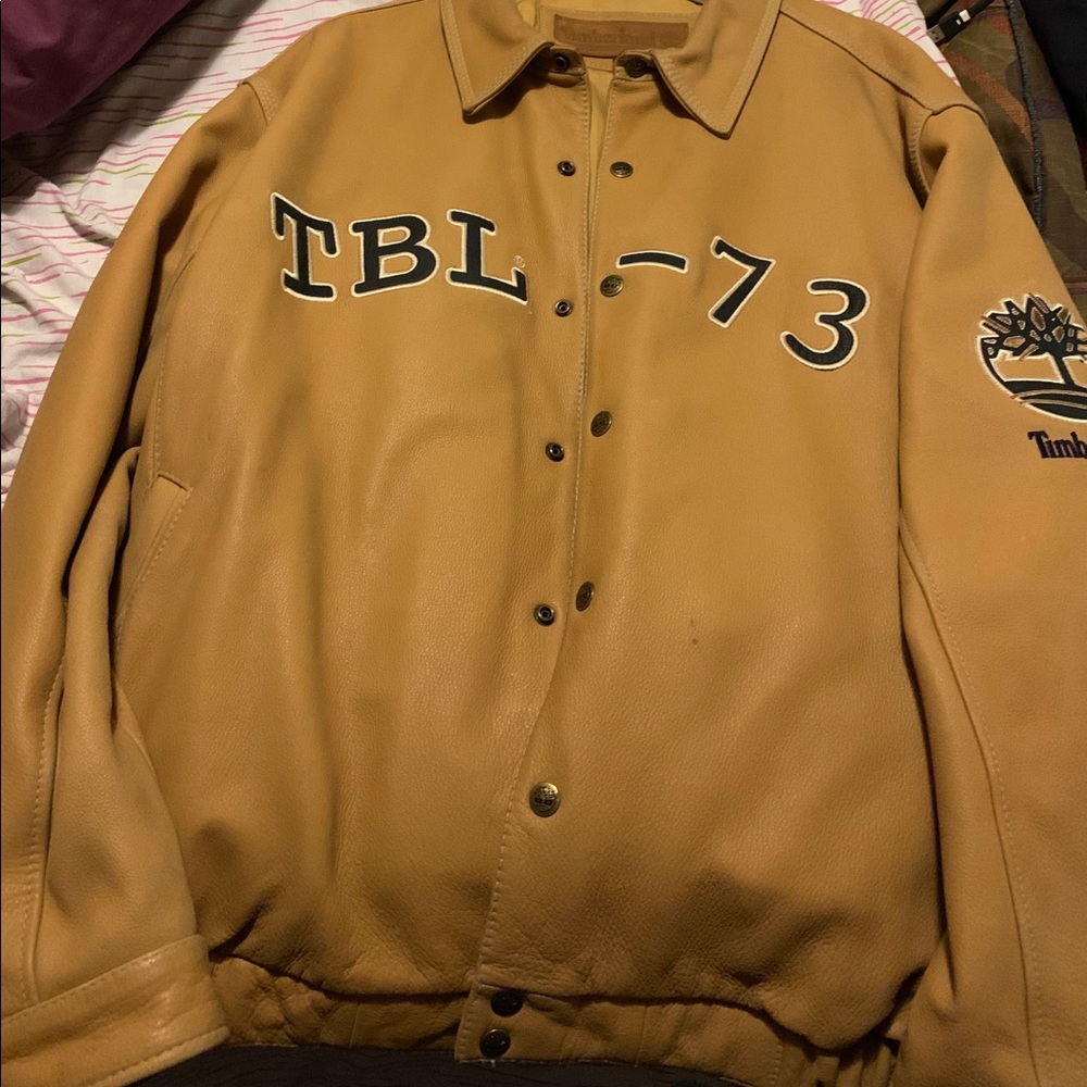 Men’s Timberland leather jacket